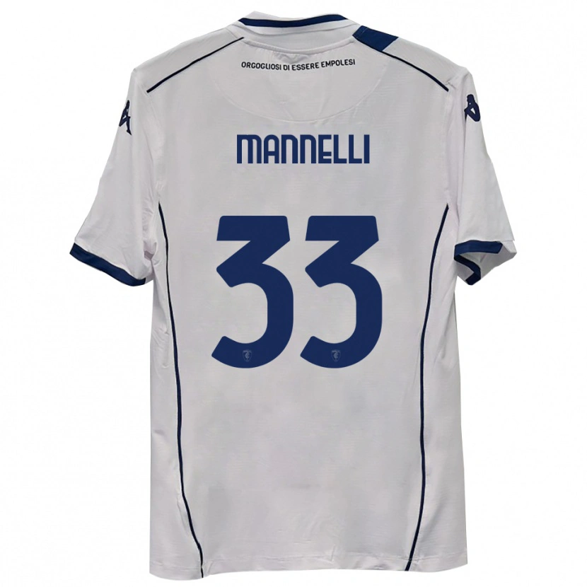 Danxen Homem Camisola Matteo Mannelli #33 Azul Marinho Escuro Alternativa 2025/26 Camisa