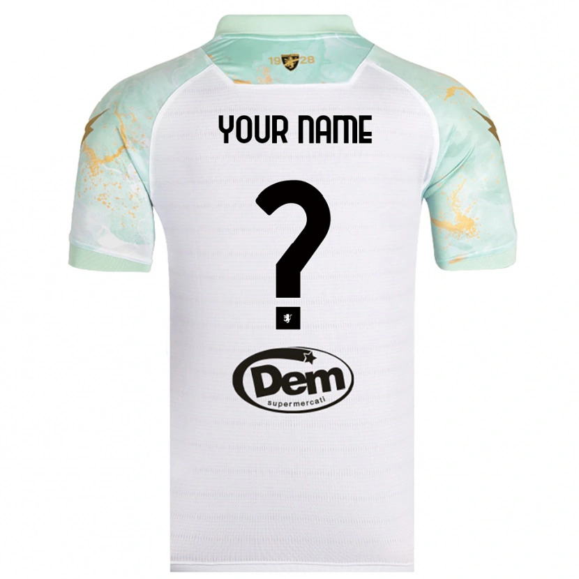 Danxen Homem Camisola Seu Nome #0 Branco Preto Alternativa 2025/26 Camisa