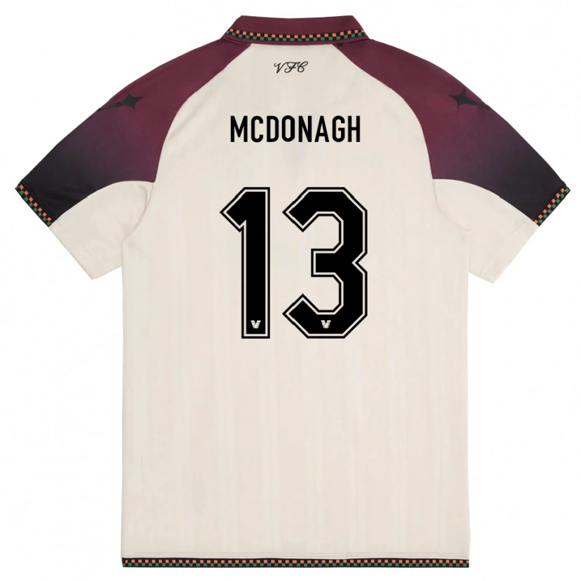 Danxen Homem Camisola Oisin Mcdonagh #13 Creme Borgonha Alternativa 2025/26 Camisa