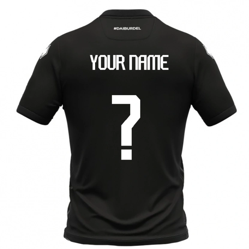 Danxen Homem Camisola Seu Nome #0 Preto Branco Alternativa 2025/26 Camisa