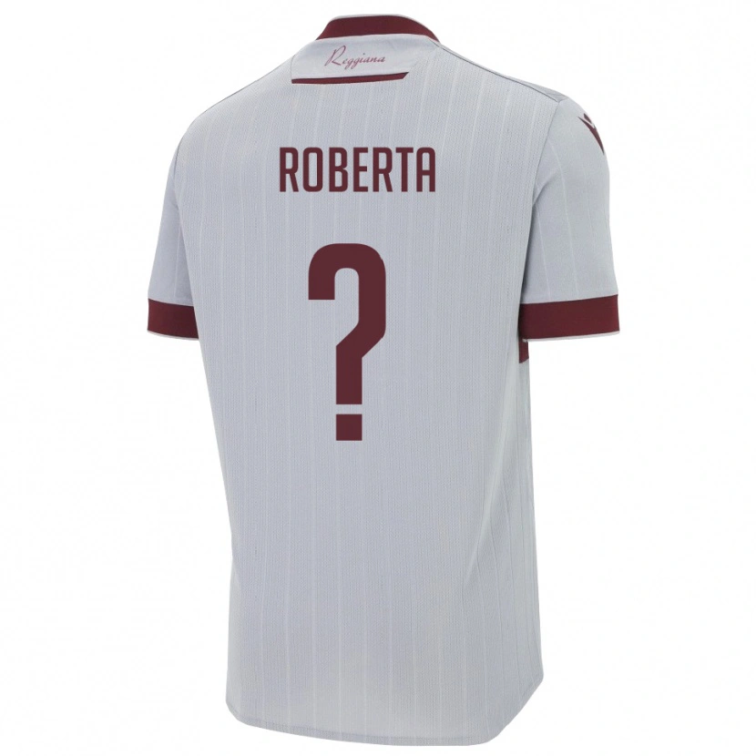Danxen Homem Camisola Macrì Roberta #0 Borgonha Branco Alternativa 2025/26 Camisa