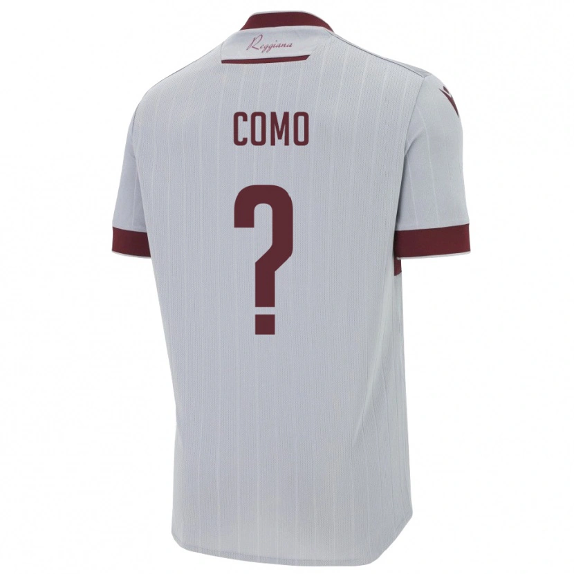 Danxen Homem Camisola Como Giorgia #0 Borgonha Branco Alternativa 2025/26 Camisa