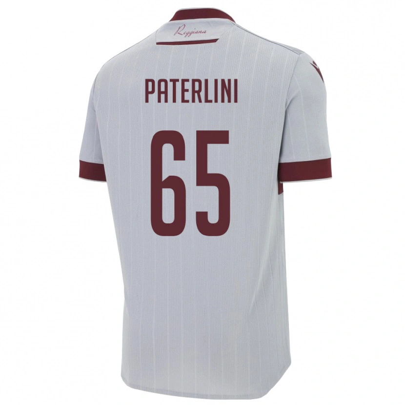 Danxen Homem Camisola Federico Paterlini #65 Borgonha Branco Alternativa 2025/26 Camisa