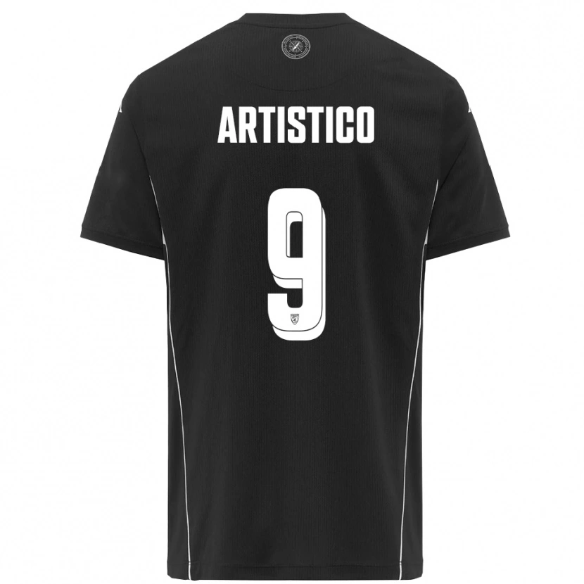 Danxen Homem Camisola Gabriele Artistico #9 Preto Branco Alternativa 2025/26 Camisa