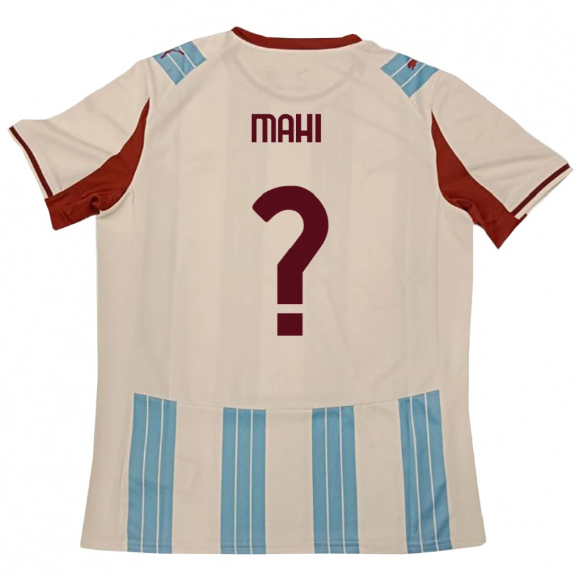 Danxen Homem Camisola Matteo Mahi #0 Azul Celeste Branco Alternativa 2025/26 Camisa