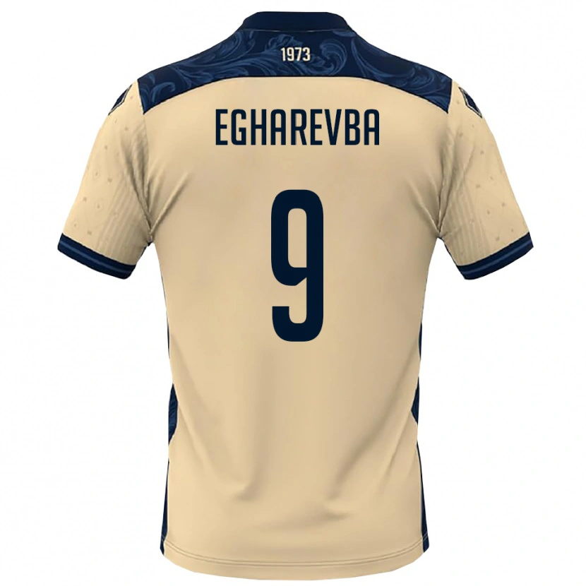 Danxen Homem Camisola Destiny Egharevba #9 Branco Marinho Alternativa 2025/26 Camisa