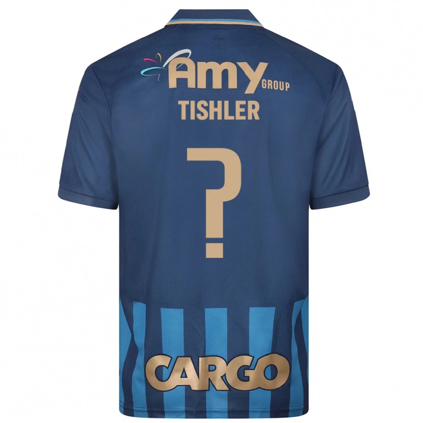 Danxen Homem Camisola Daniel Tishler #0 Azul Marinho Alternativa 2025/26 Camisa