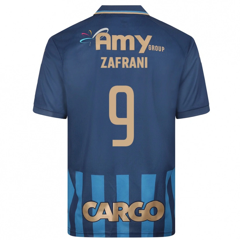 Danxen Homem Camisola Itay Zafrani #9 Azul Marinho Alternativa 2025/26 Camisa