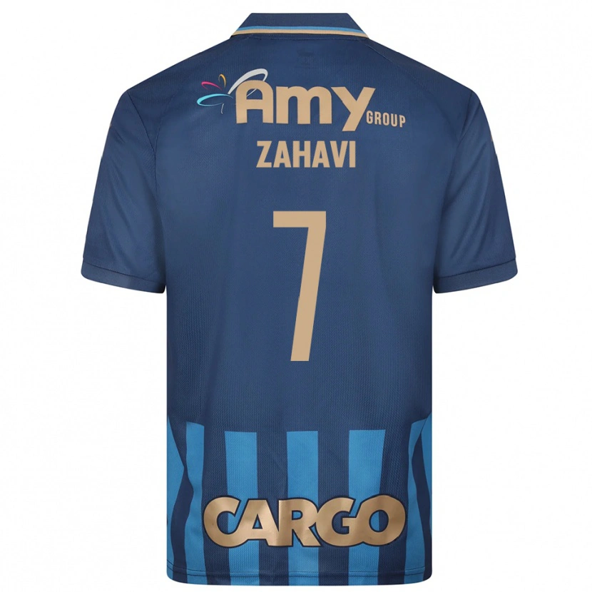 Danxen Homem Camisola Eran Zahavi #7 Azul Marinho Alternativa 2025/26 Camisa