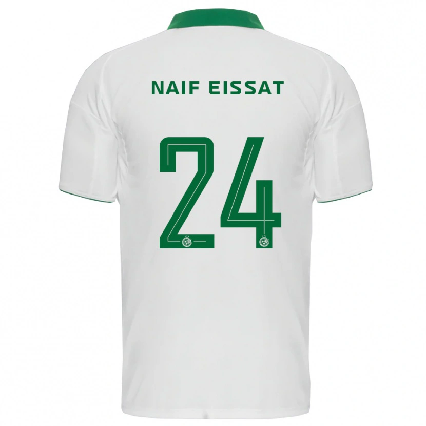 Danxen Homem Camisola Lisav Naif Eissat #24 Branco Verde Alternativa 2025/26 Camisa