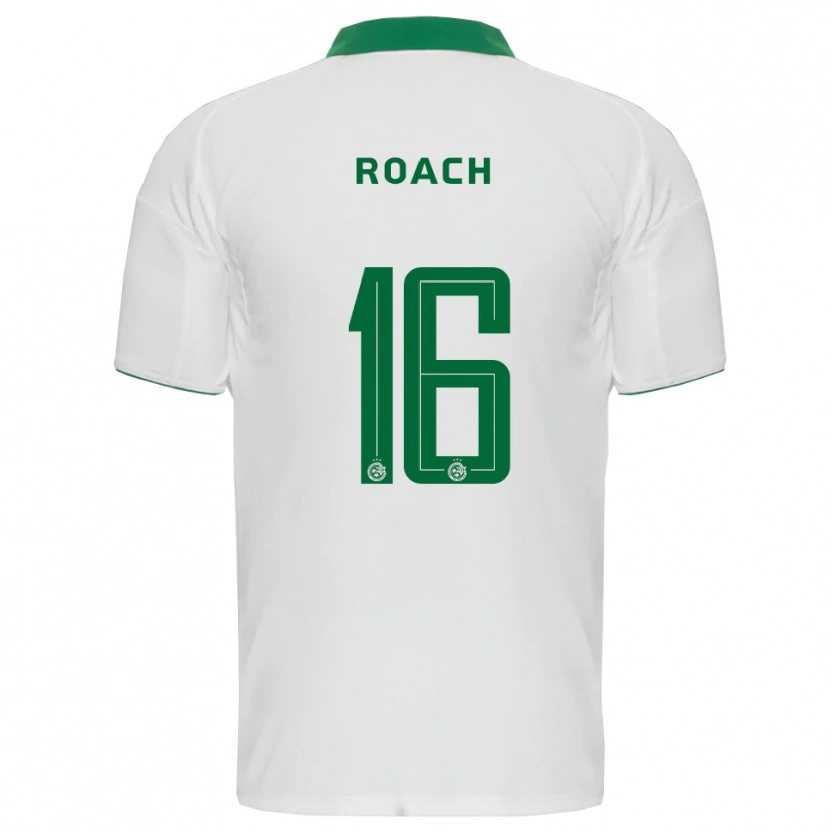 Danxen Homem Camisola Ilay Roach #16 Branco Verde Alternativa 2025/26 Camisa