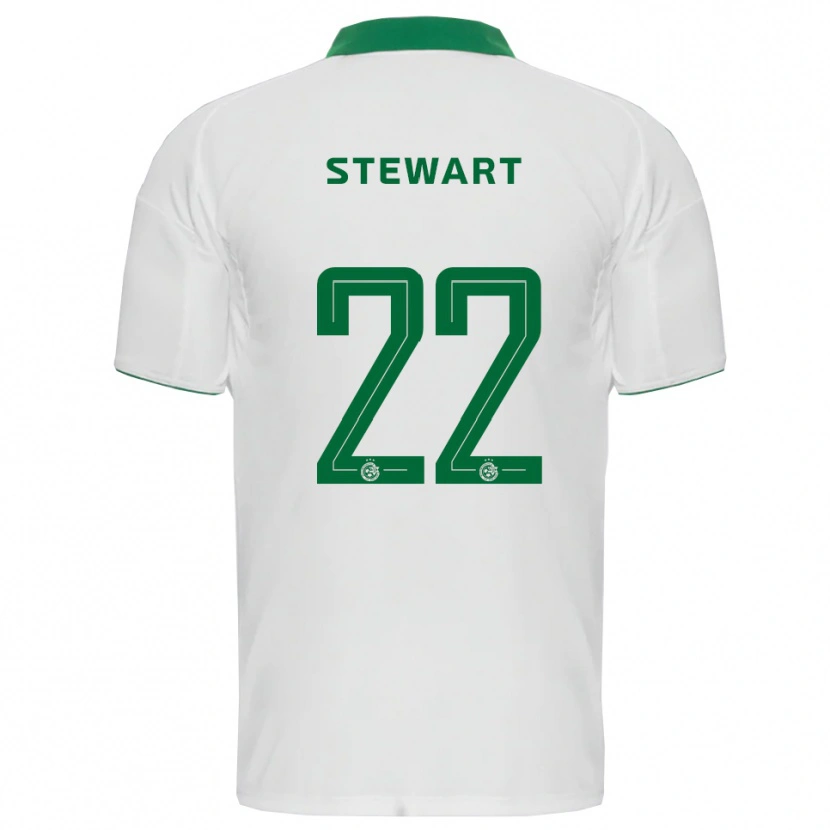 Danxen Homem Camisola Trivante Stewart #22 Branco Verde Alternativa 2025/26 Camisa