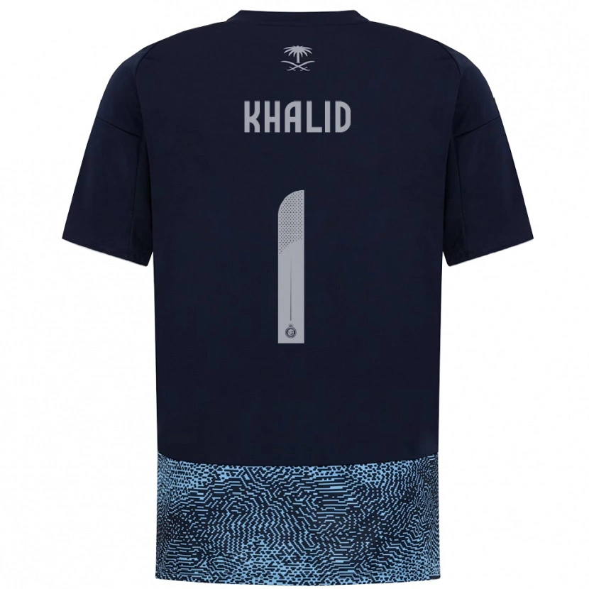 Danxen Homem Camisola Sara Khalid #1 Marinho Azul Celeste Alternativa 2025/26 Camisa