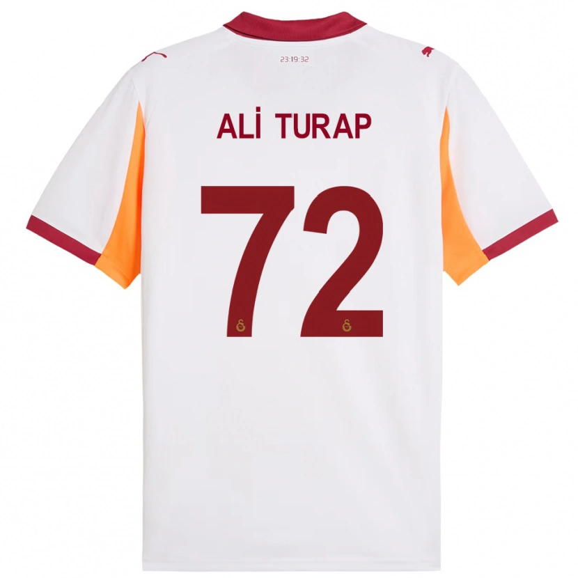 Danxen Homem Camisola Ali Turap Bülbül #72 Branco Vermelho Alternativa 2025/26 Camisa