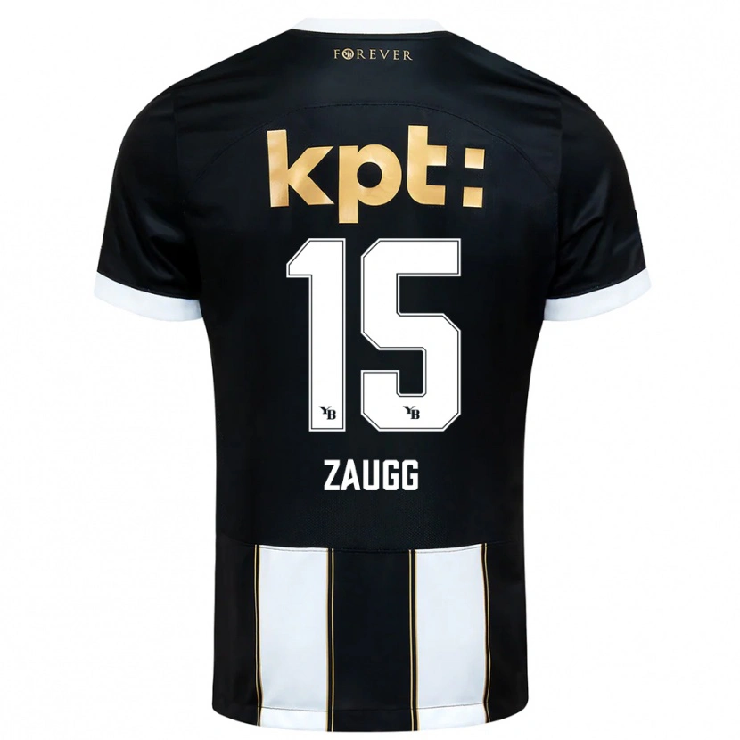 Danxen Homem Camisola Leana Zaugg #15 Preto Branco Alternativa 2025/26 Camisa