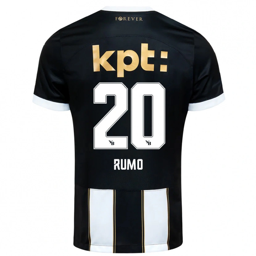 Danxen Homem Camisola Loïc Rumo #20 Preto Branco Alternativa 2025/26 Camisa