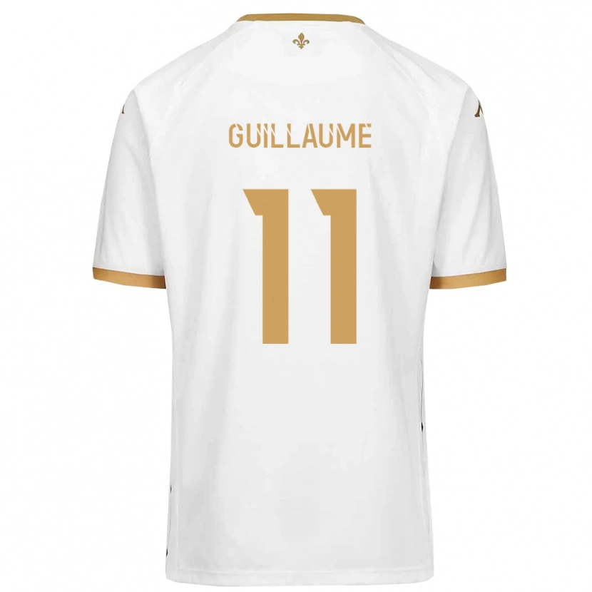 Danxen Homem Camisola Shelton Guillaume #11 Branco Dourado Alternativa 2025/26 Camisa