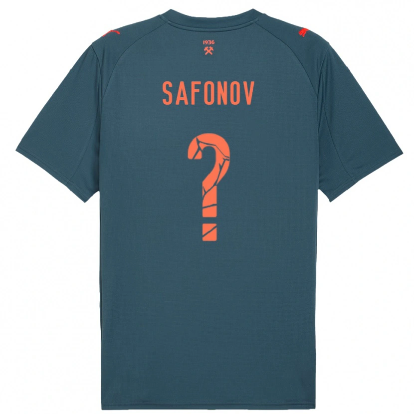 Danxen Homem Camisola Arseniy Safonov #0 Marinho Vermelho Alternativa 2025/26 Camisa