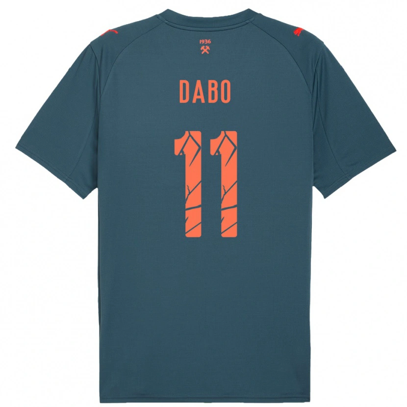 Danxen Homem Camisola Ibrahima Dabo #11 Marinho Vermelho Alternativa 2025/26 Camisa