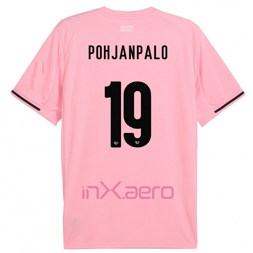 Danxen Mulher Camisola Joel Pohjanpalo #19 Rosa Preto Principal 2025/26 Camisa