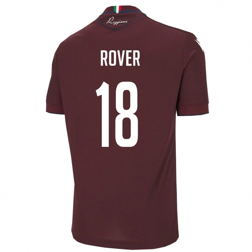 Danxen Mulher Camisola Matteo Rover #18 Borgonha Branco Principal 2025/26 Camisa