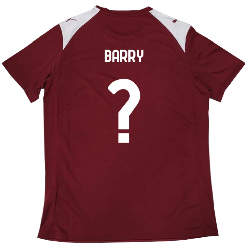 Danxen Mulher Camisola Sammy Barry #0 Borgonha Branco Principal 2025/26 Camisa