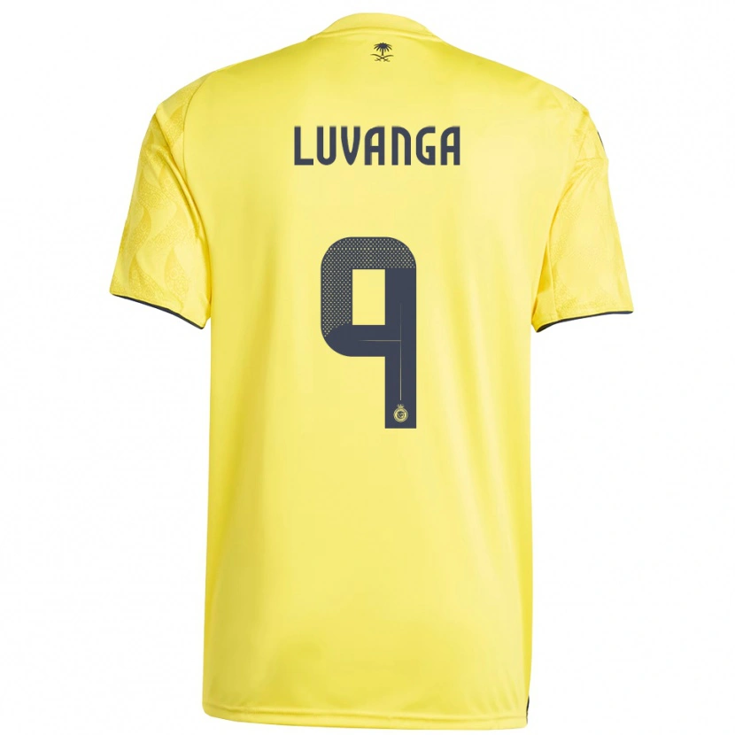Danxen Mulher Camisola Clara Luvanga #9 Amarelo Preto Principal 2025/26 Camisa