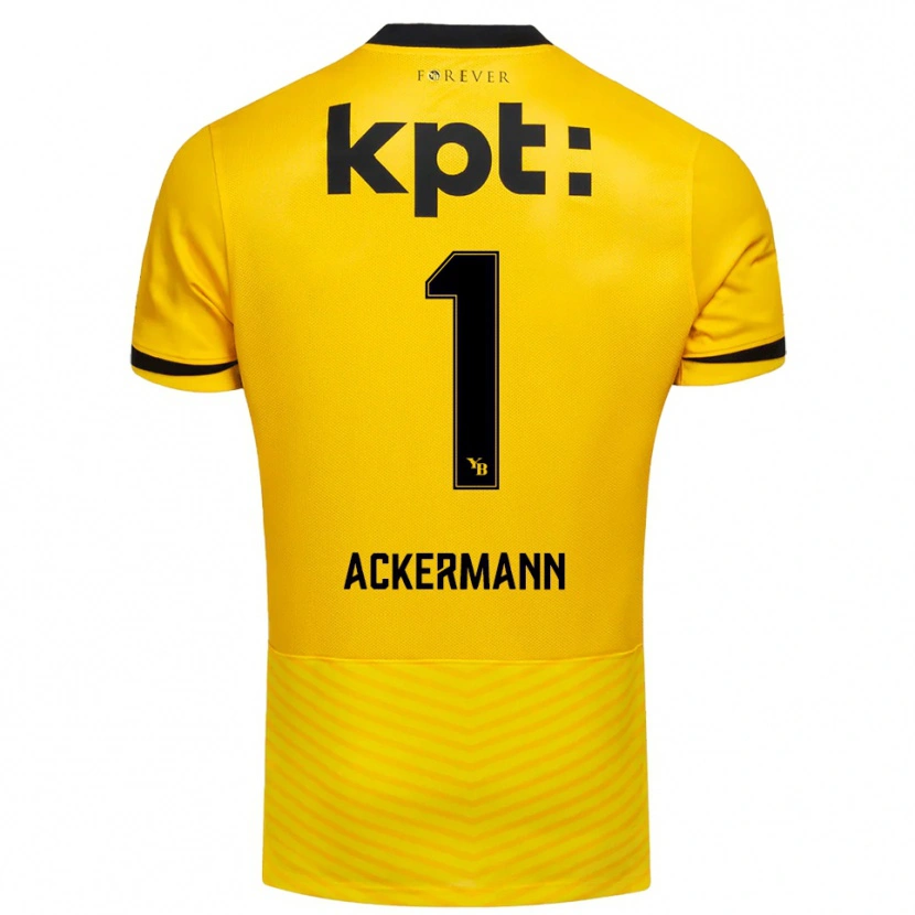 Danxen Mulher Camisola Jara Ackermann #1 Amarelo Preto Principal 2025/26 Camisa