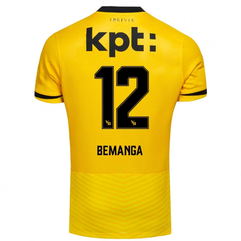 Danxen Mulher Camisola Schilo Bemanga #12 Amarelo Preto Principal 2025/26 Camisa
