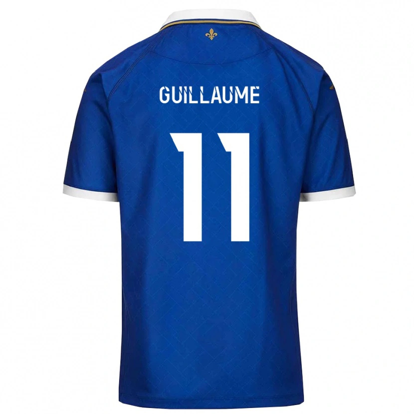 Danxen Mulher Camisola Shelton Guillaume #11 Azul Dourado Principal 2025/26 Camisa