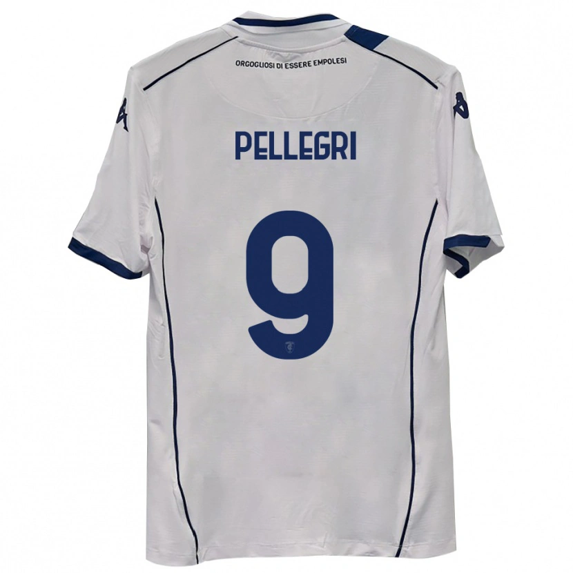 Danxen Mulher Camisola Pietro Pellegri #9 Azul Marinho Escuro Alternativa 2025/26 Camisa