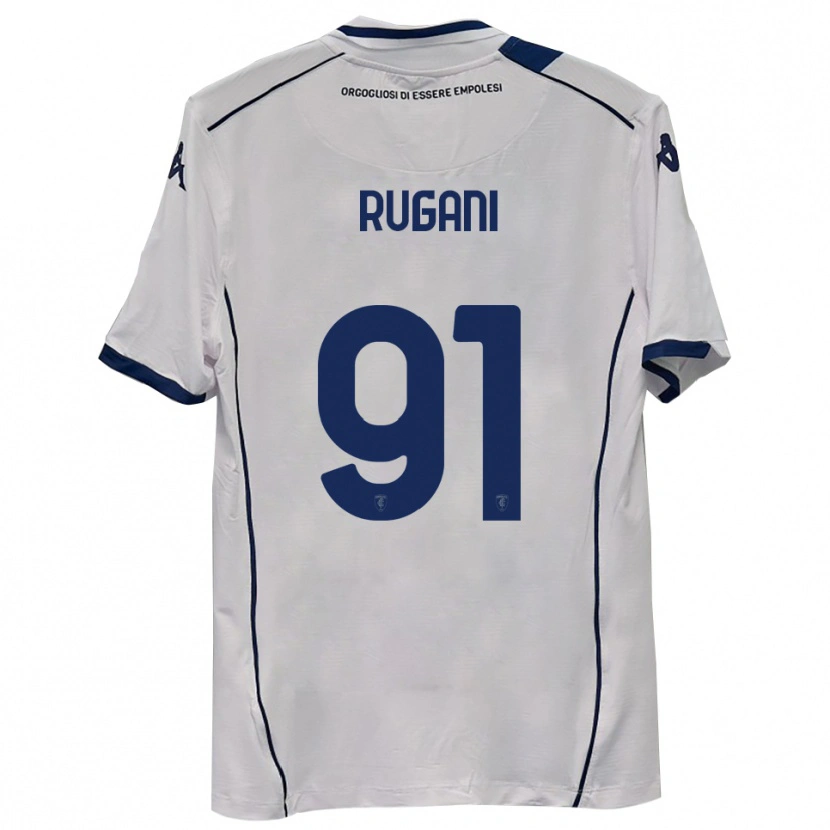 Danxen Mulher Camisola Tommaso Rugani #91 Azul Marinho Escuro Alternativa 2025/26 Camisa