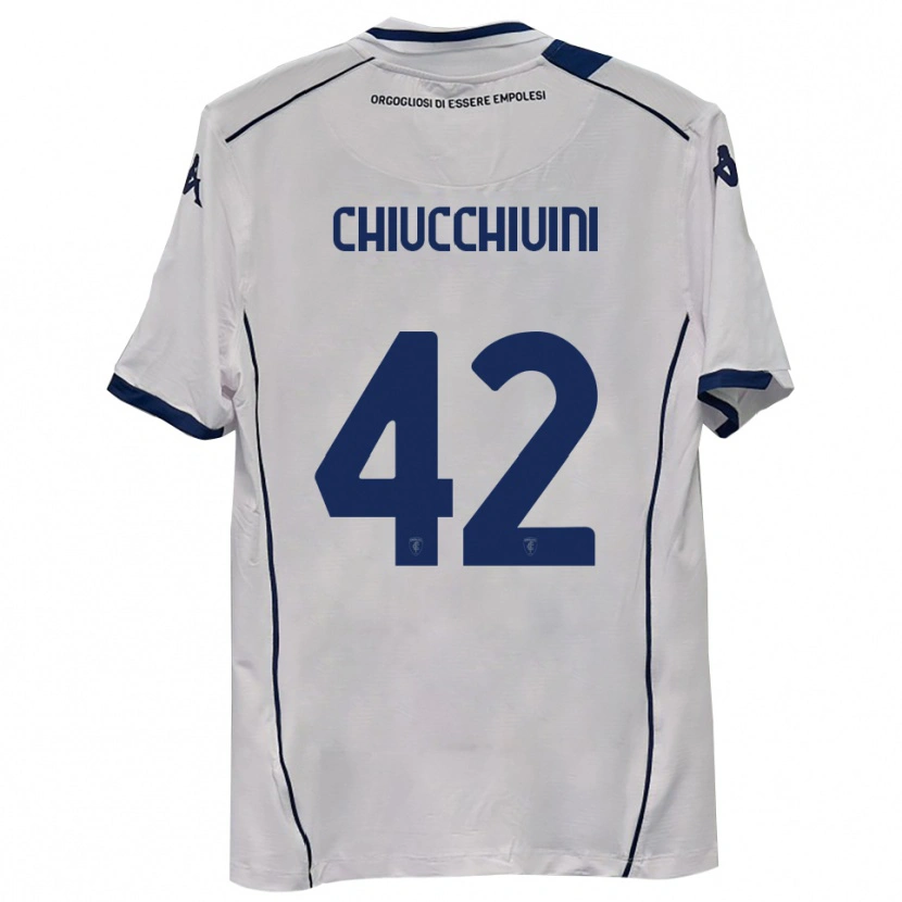 Danxen Mulher Camisola Lorenzo Chiucchiuini #42 Azul Marinho Escuro Alternativa 2025/26 Camisa