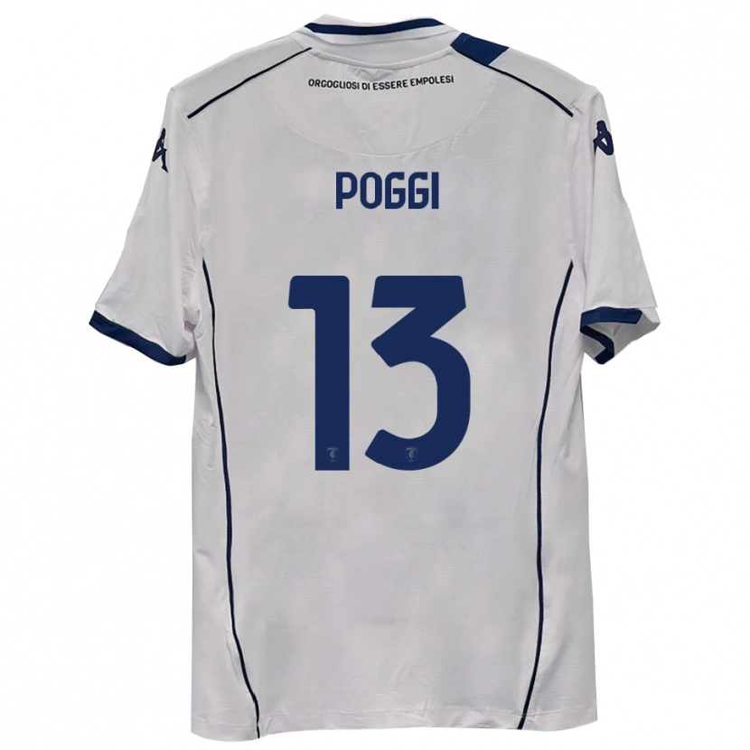 Danxen Mulher Camisola Riccardo Poggi #13 Azul Marinho Escuro Alternativa 2025/26 Camisa