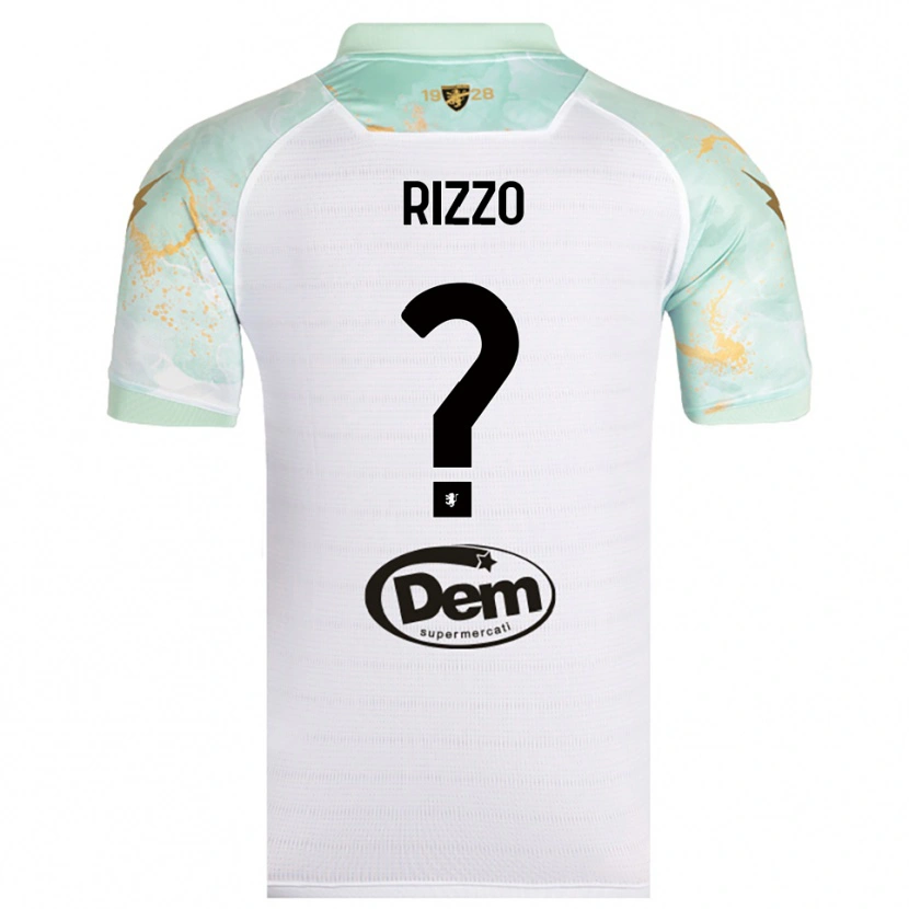 Danxen Mulher Camisola Cristiano Rizzo #0 Branco Preto Alternativa 2025/26 Camisa
