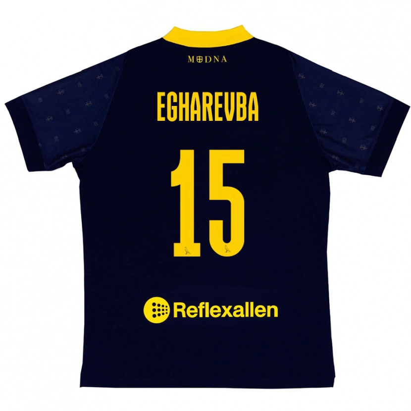 Danxen Mulher Camisola Treasure Egharevba #15 Marinho Amarelo Alternativa 2025/26 Camisa