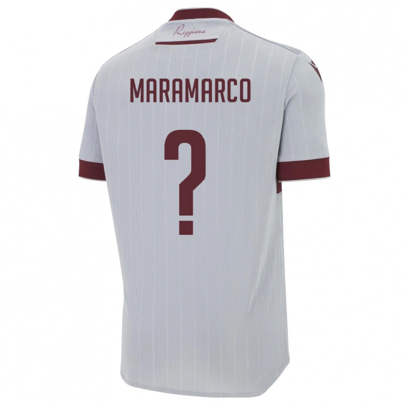 Danxen Mulher Camisola Andrea Maramarco #0 Borgonha Branco Alternativa 2025/26 Camisa