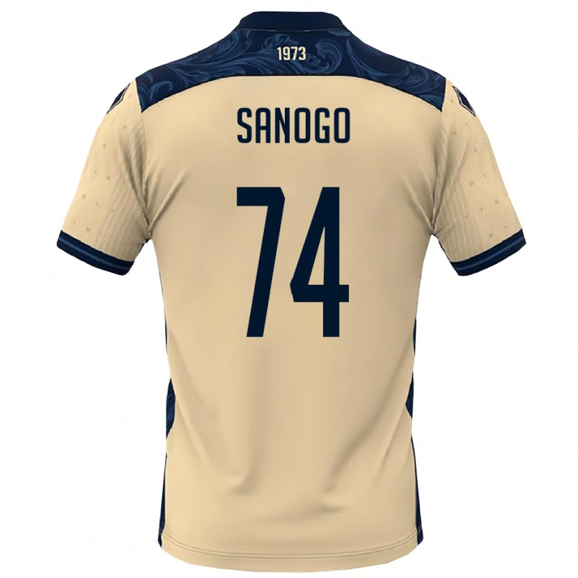Danxen Mulher Camisola Ahmed Sanogo #74 Branco Marinho Alternativa 2025/26 Camisa