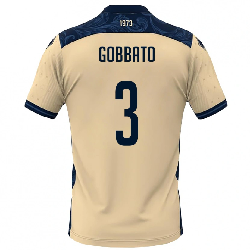 Danxen Mulher Camisola Michele Gobbato #3 Branco Marinho Alternativa 2025/26 Camisa