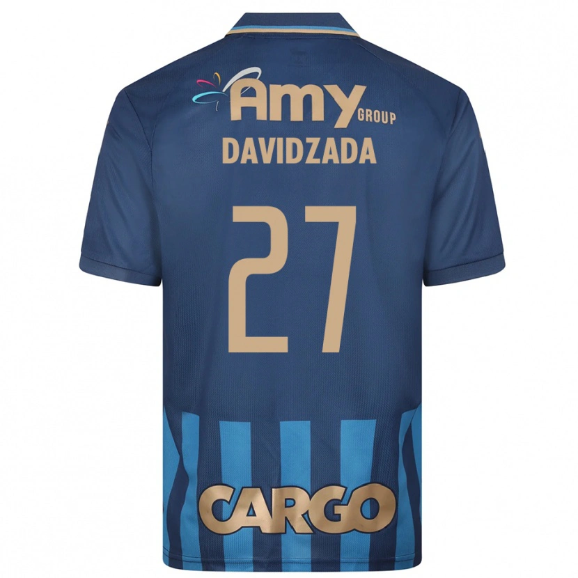 Danxen Mulher Camisola Ofir Davidzada #27 Azul Marinho Alternativa 2025/26 Camisa