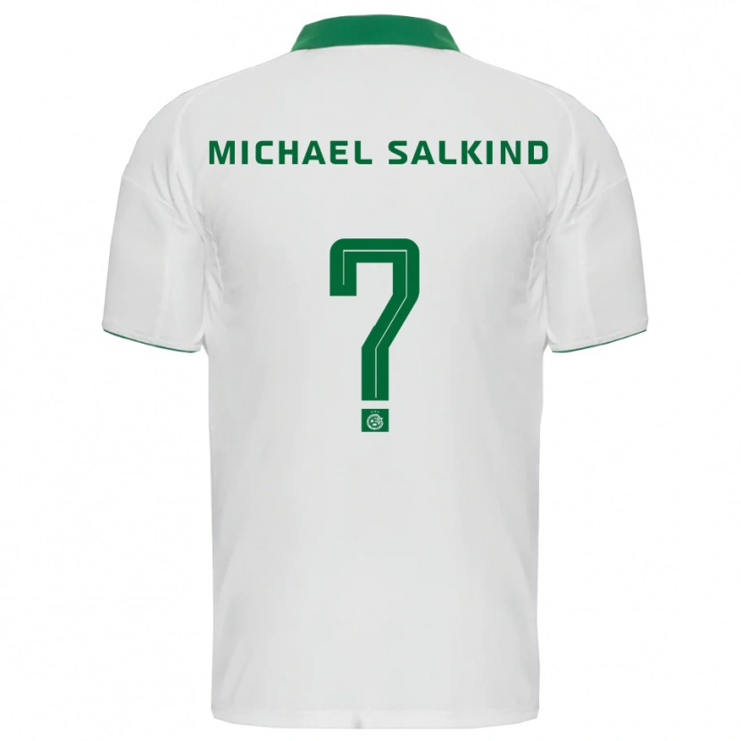 Danxen Mulher Camisola Liav Michael Salkind #0 Branco Verde Alternativa 2025/26 Camisa