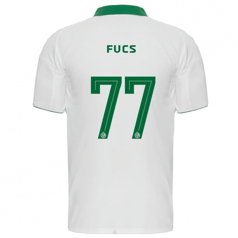 Danxen Mulher Camisola Roee Fucs #77 Branco Verde Alternativa 2025/26 Camisa
