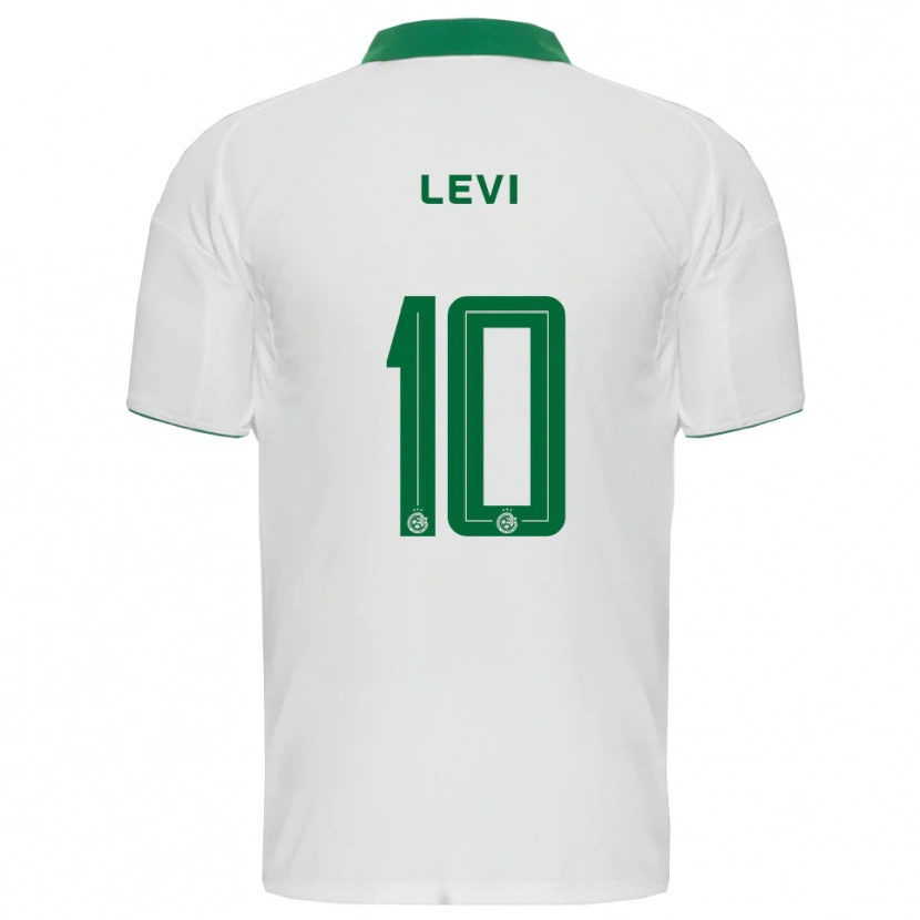 Danxen Mulher Camisola Yarin Levi #10 Branco Verde Alternativa 2025/26 Camisa
