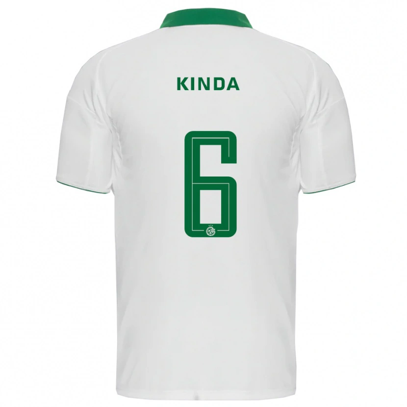 Danxen Mulher Camisola Gadi Kinda #6 Branco Verde Alternativa 2025/26 Camisa