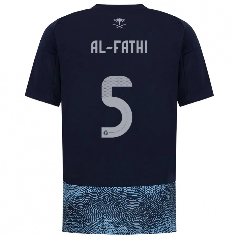 Danxen Mulher Camisola Layan Al-Fathi #5 Marinho Azul Celeste Alternativa 2025/26 Camisa