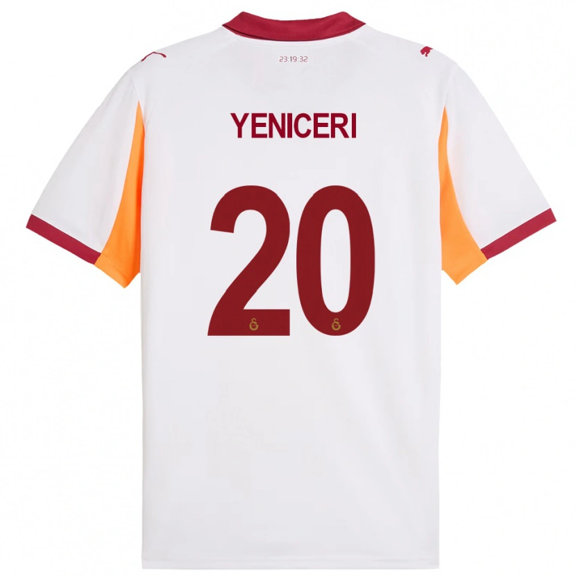 Danxen Mulher Camisola Berna Yeniçeri #20 Branco Vermelho Alternativa 2025/26 Camisa