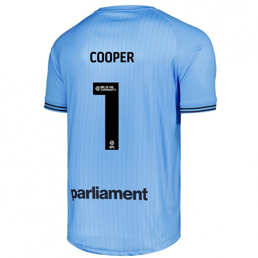 Danxen Criança Murphy Cooper #1 Azul Celeste Claro Camisola Guarda-Redes 2025/26 Camisa