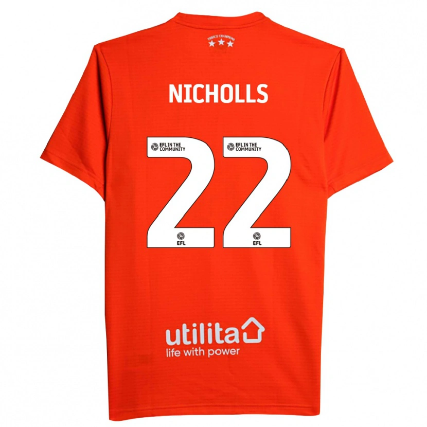 Danxen Criança Lee Nicholls #22 Branco Vermelho Camisola Guarda-Redes 2025/26 Camisa