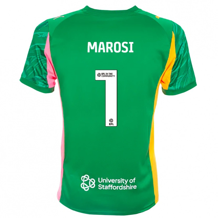Danxen Criança Marko Marosi #1 Laranja Verde Rosa Camisola Guarda-Redes 2025/26 Camisa