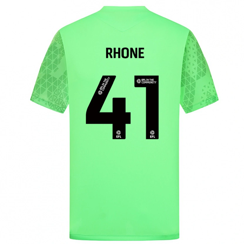 Danxen Criança Harrison Rhone #41 Verde Claro Camisola Guarda-Redes 2025/26 Camisa